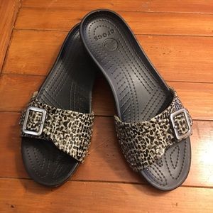 Croc loafers